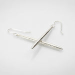 Martina Hamilton Síoda | Sterling Silver Drop Earrings Large