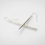 Martina Hamilton Síoda | Sterling Silver Drop Earrings Large