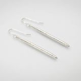 Martina Hamilton Síoda | Sterling Silver Drop Earrings Large