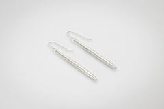 Martina Hamilton Síoda | Sterling Silver Drop Earrings Large