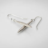 Martina Hamilton Síoda | Sterling Silver Drop Earrings Small