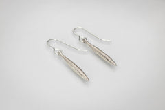 Martina Hamilton Síoda | Sterling Silver Drop Earrings Small