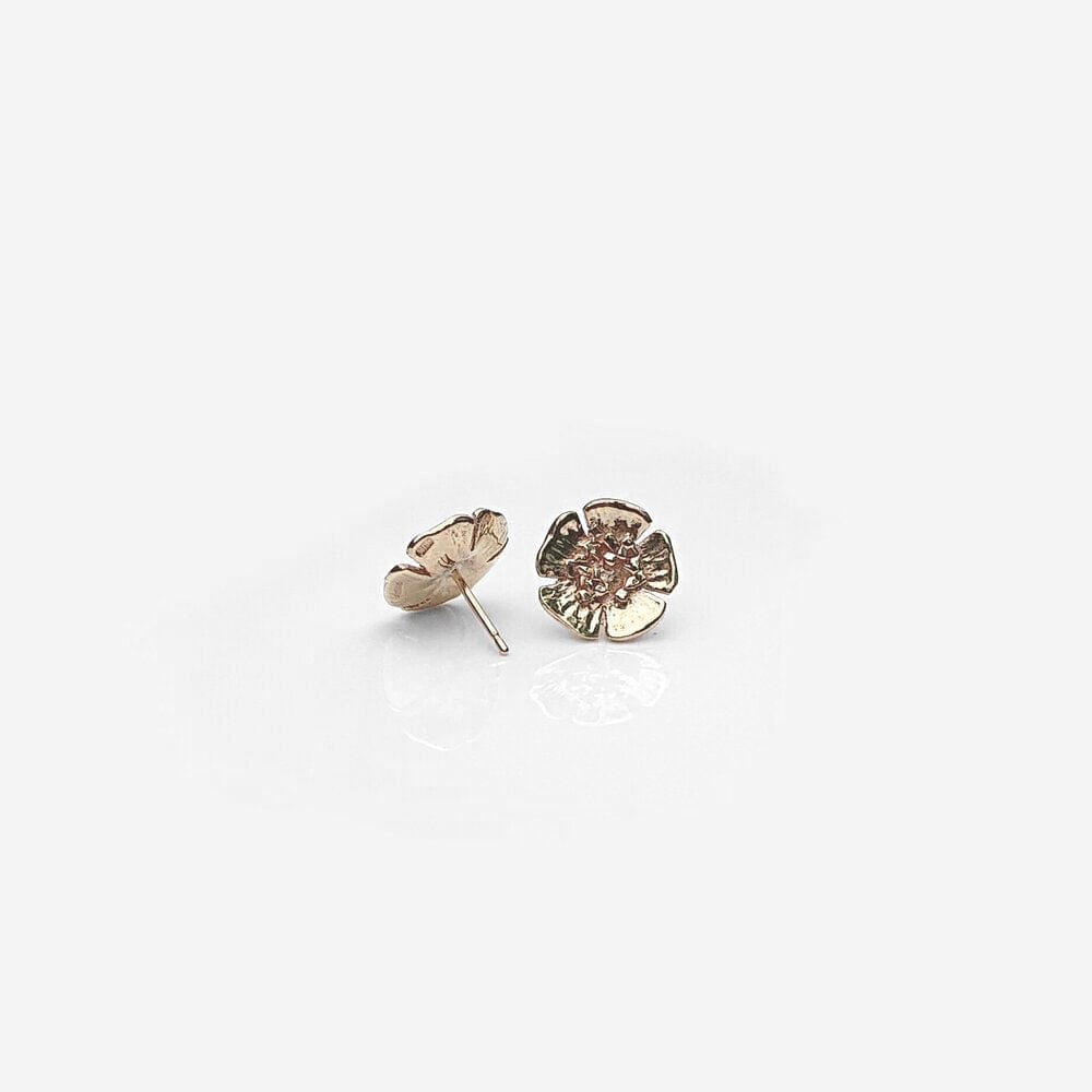 Martina Hamilton Wild Irish Rose | 9ct Solid Gold Stud Earrings Medium