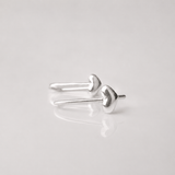 Martina Hamilton Ériu | Heart Silver Drop Earring Short