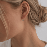 Martina Hamilton Ériu | Heart Silver Drop Earring Short