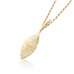 Martina Hamilton Bean Rí | 9ct Solid Gold Pendant Medium