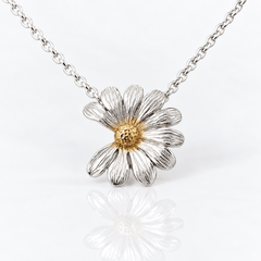 Martina Hamilton Daisy | Sterling Silver and 22ct Gold Plated Pendant