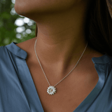 Martina Hamilton Daisy | Sterling Silver and 22ct Gold Plated Pendant