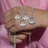 Martina Hamilton Ériu Claddagh Necklace Sterling Silver