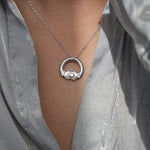 Martina Hamilton Ériu Claddagh Necklace Sterling Silver