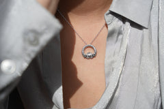 Martina Hamilton Ériu Claddagh Necklace Sterling Silver