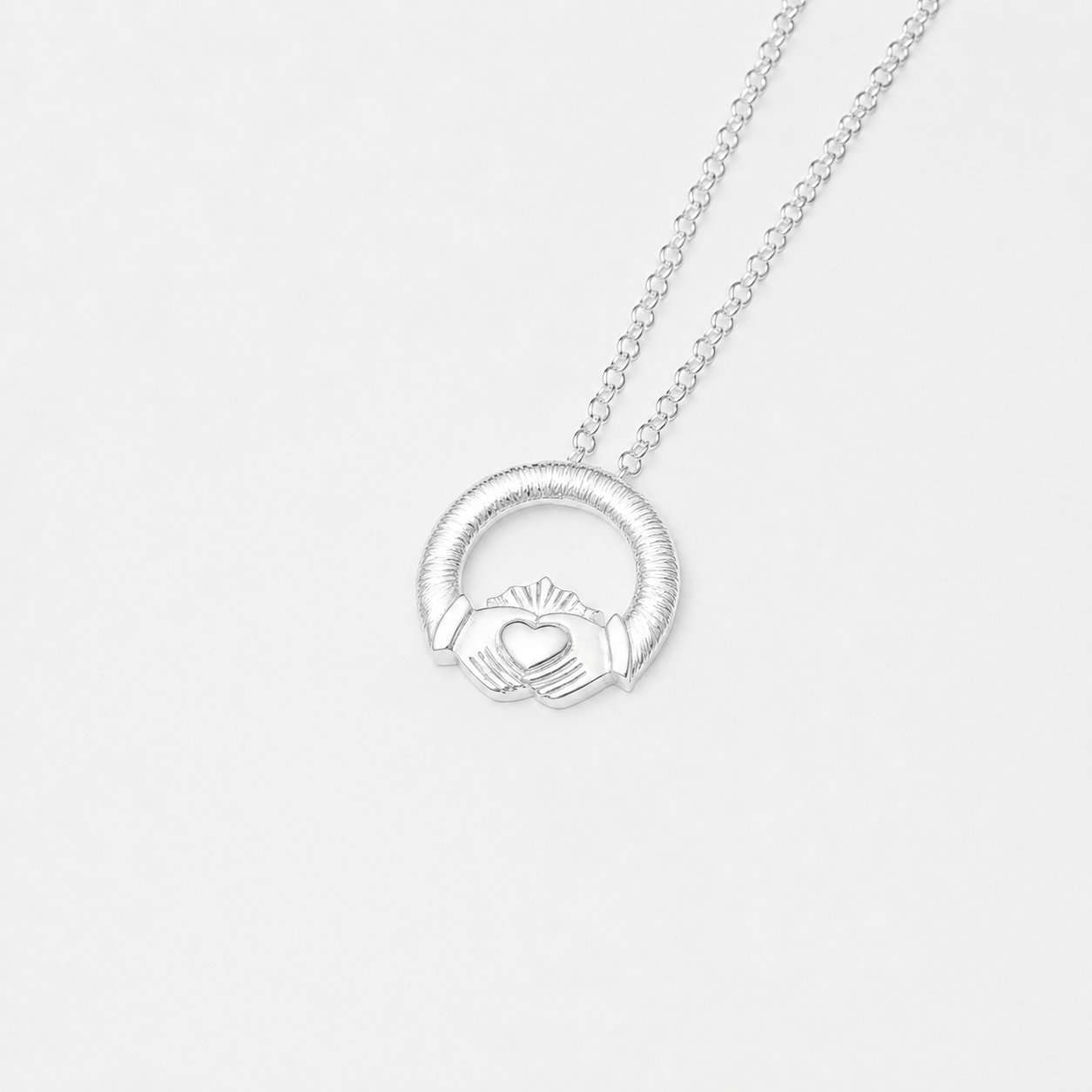 Martina Hamilton Ériu | Claddagh Sterling Silver Pendant