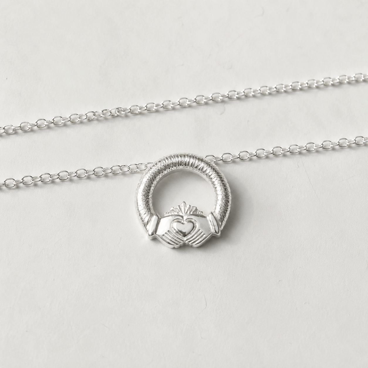 Martina Hamilton Ériu | Claddagh Sterling Silver Pendant