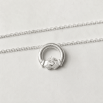 Martina Hamilton Ériu | Claddagh Sterling Silver Pendant