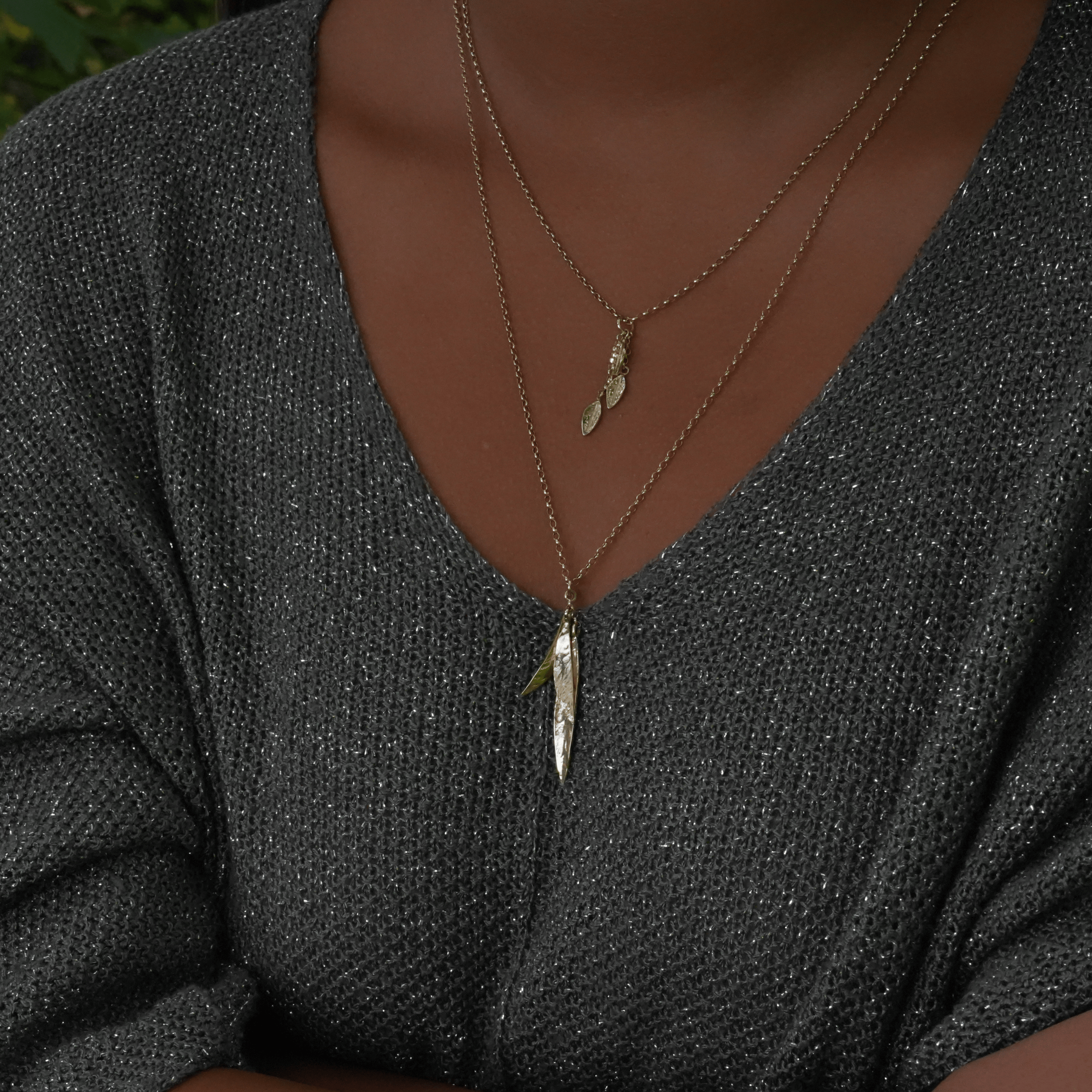 Martina Hamilton Fiadh | 9ct Solid Gold Cluster Pendant Medium