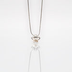 Martina Hamilton Forget Me Not | Sterling Silver and Pearl Pendant Large
