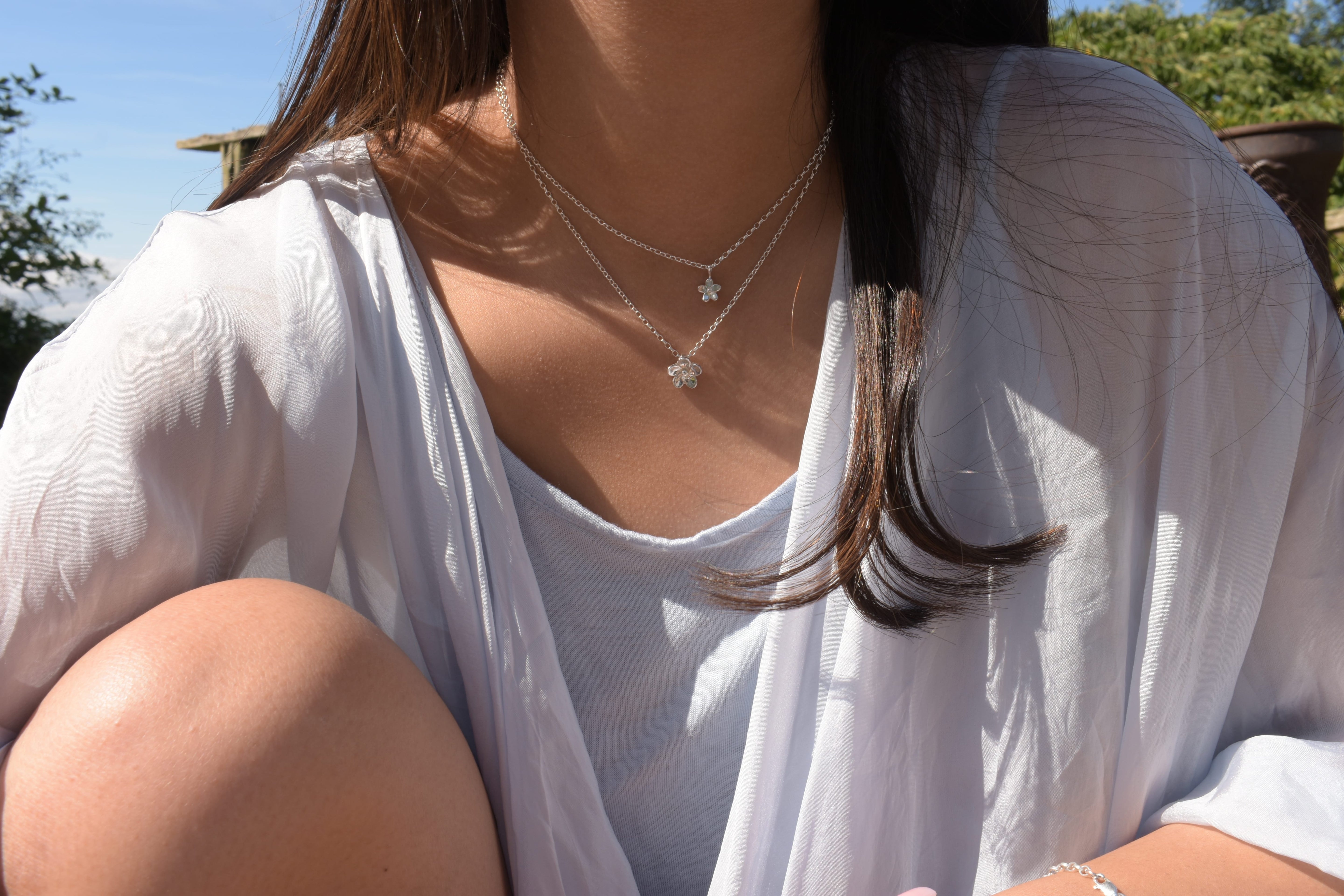 Martina Hamilton Forget Me Not | Sterling Silver Pendant Petite