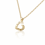 Martina Hamilton Heaven | 9ct Solid Gold Heart Pendant Small