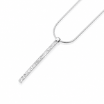 Martina Hamilton Heaven | Sterling Silver Bar Pendant Large