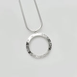 Martina Hamilton Heaven | Sterling Silver Circle Pendant Large