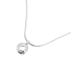 Martina Hamilton Heaven | Sterling Silver Circle Pendant Small