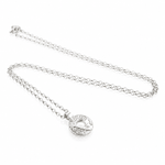 Martina Hamilton Heaven | Sterling Silver Circle Pendant Small