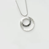 Martina Hamilton Heaven | Sterling Silver Double Circle Pendant Medium