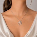 Martina Hamilton Heaven | Sterling Silver Double Circle Pendant Small
