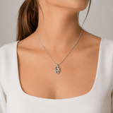 Martina Hamilton Heaven | Sterling Silver Double Heart Pendant Small