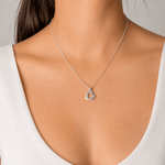 Martina Hamilton Heaven | Sterling Silver Heart Bell Chain Pendant Small