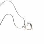 Martina Hamilton Heaven | Sterling Silver Heart Pendant Medium