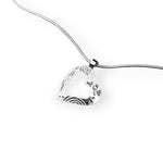 Martina Hamilton Heaven | Sterling Silver Heart Pendant Medium