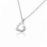 Martina Hamilton Heaven | Sterling Silver Heart Pendant Medium