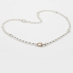 Martina Hamilton Island Link | Sterling Silver and 10ct Solid Rose Gold Necklace