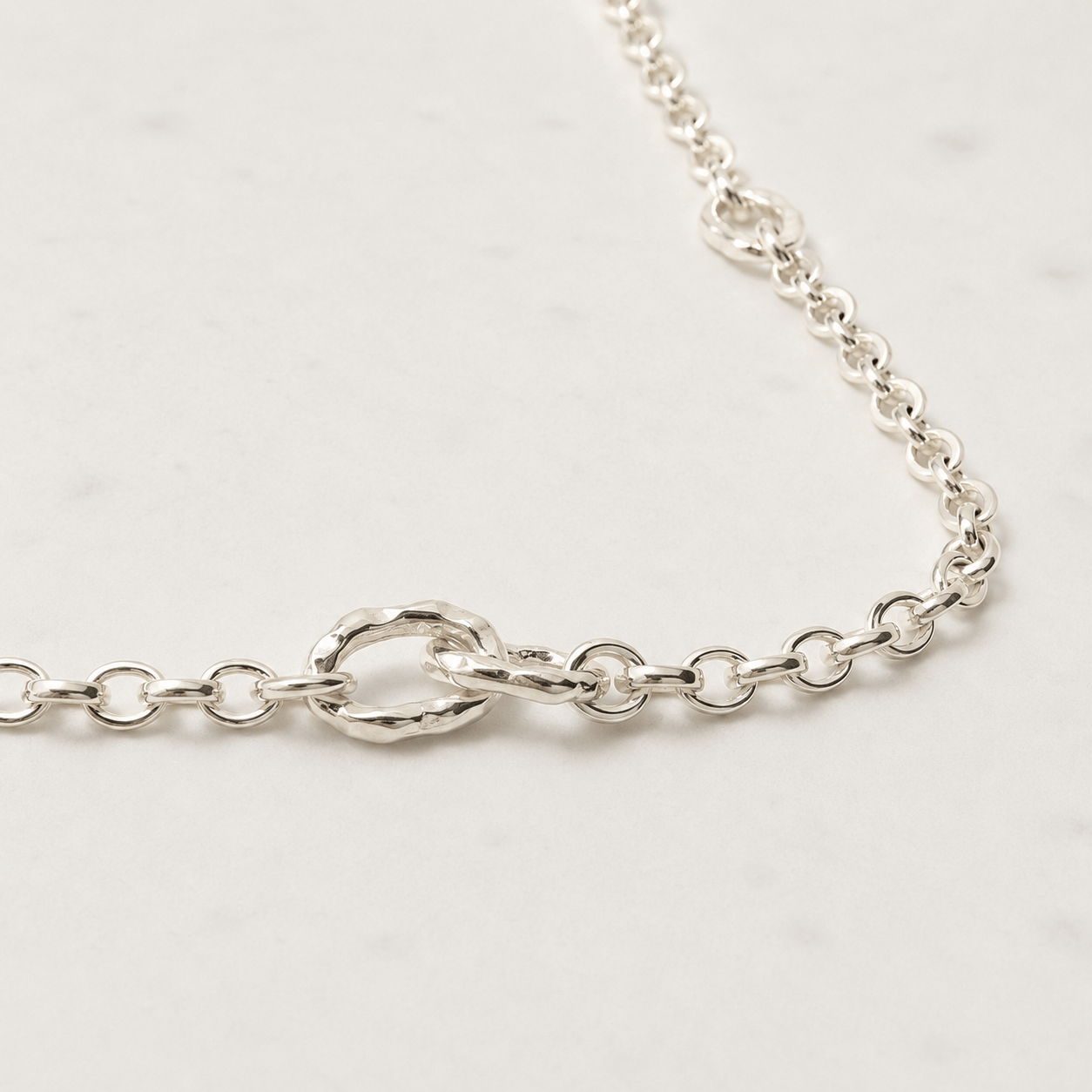Martina Hamilton Island Link | Sterling Silver Necklace