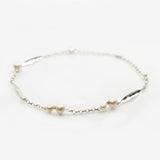 Martina Hamilton Leaf | Sterling Silver and Pearl Necklace
