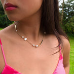Martina Hamilton Leaf | Sterling Silver and Pearl Necklace