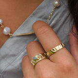 Martina Hamilton Leaf | Sterling Silver and Pearl Necklace