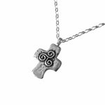 Martina Hamilton Medium Newgrange Cross | Sterling Silver Square Cross Pendant