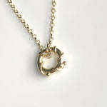 Martina Hamilton Nebula | 9ct Solid Gold Circle Pendant Petite