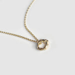 Martina Hamilton Nebula | 9ct Solid Gold Circle Pendant Petite
