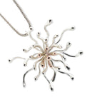 Martina Hamilton Nebula | Sterling Silver and 10ct Solid Rose Gold Pendant Signature