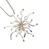Martina Hamilton Nebula | Sterling Silver and 10ct Solid Rose Gold Pendant Signature