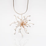 Martina Hamilton Nebula | Sterling Silver and 10ct Solid Rose Gold Pendant Signature