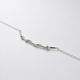 Martina Hamilton Nebula | Sterling Silver Bar Pendant