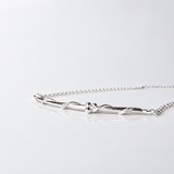 Martina Hamilton Nebula | Sterling Silver Bar Pendant