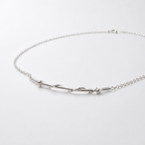 Martina Hamilton Nebula | Sterling Silver Bar Pendant
