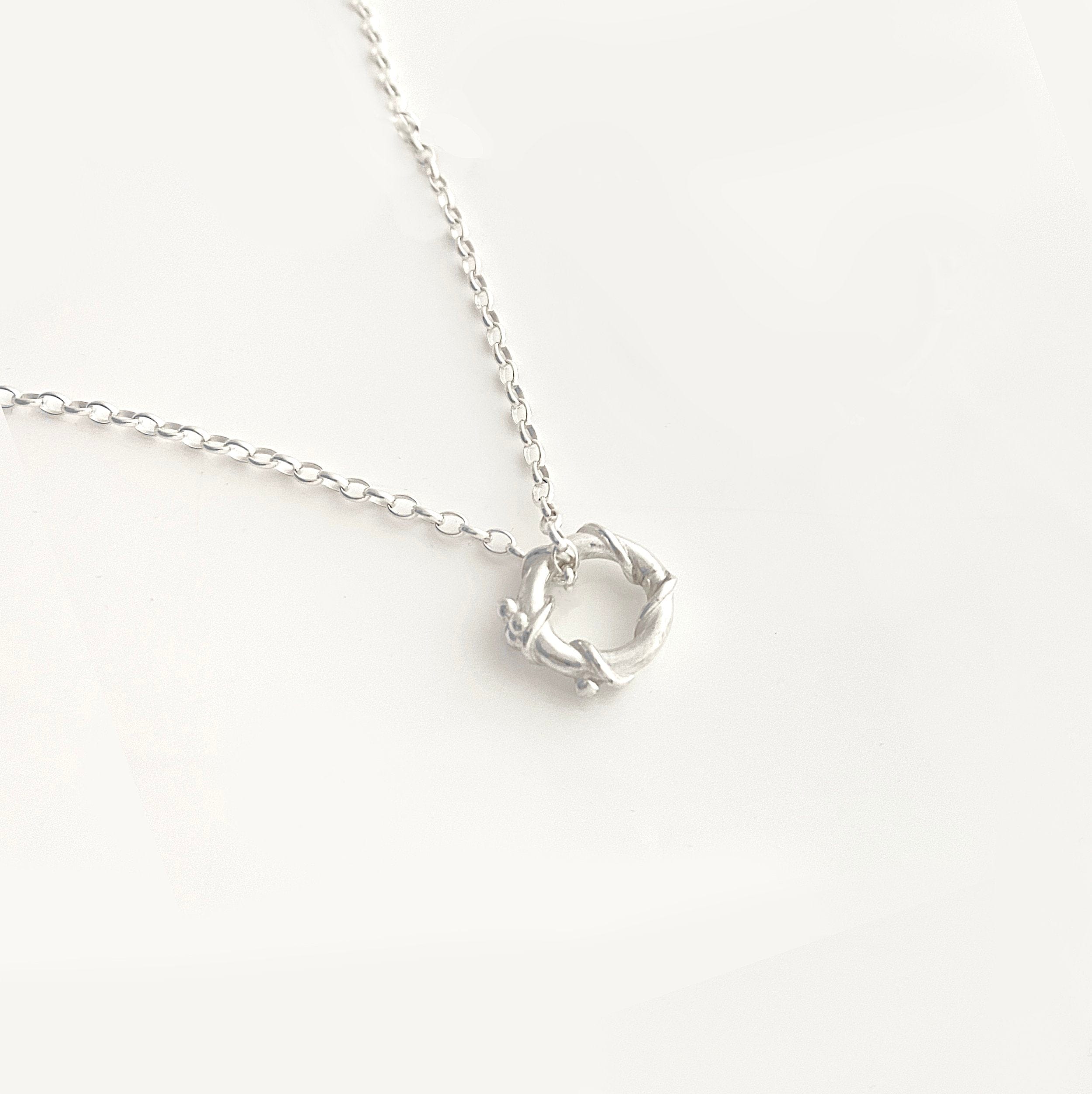 Martina Hamilton Nebula | Sterling Silver Circle Pendant Petite