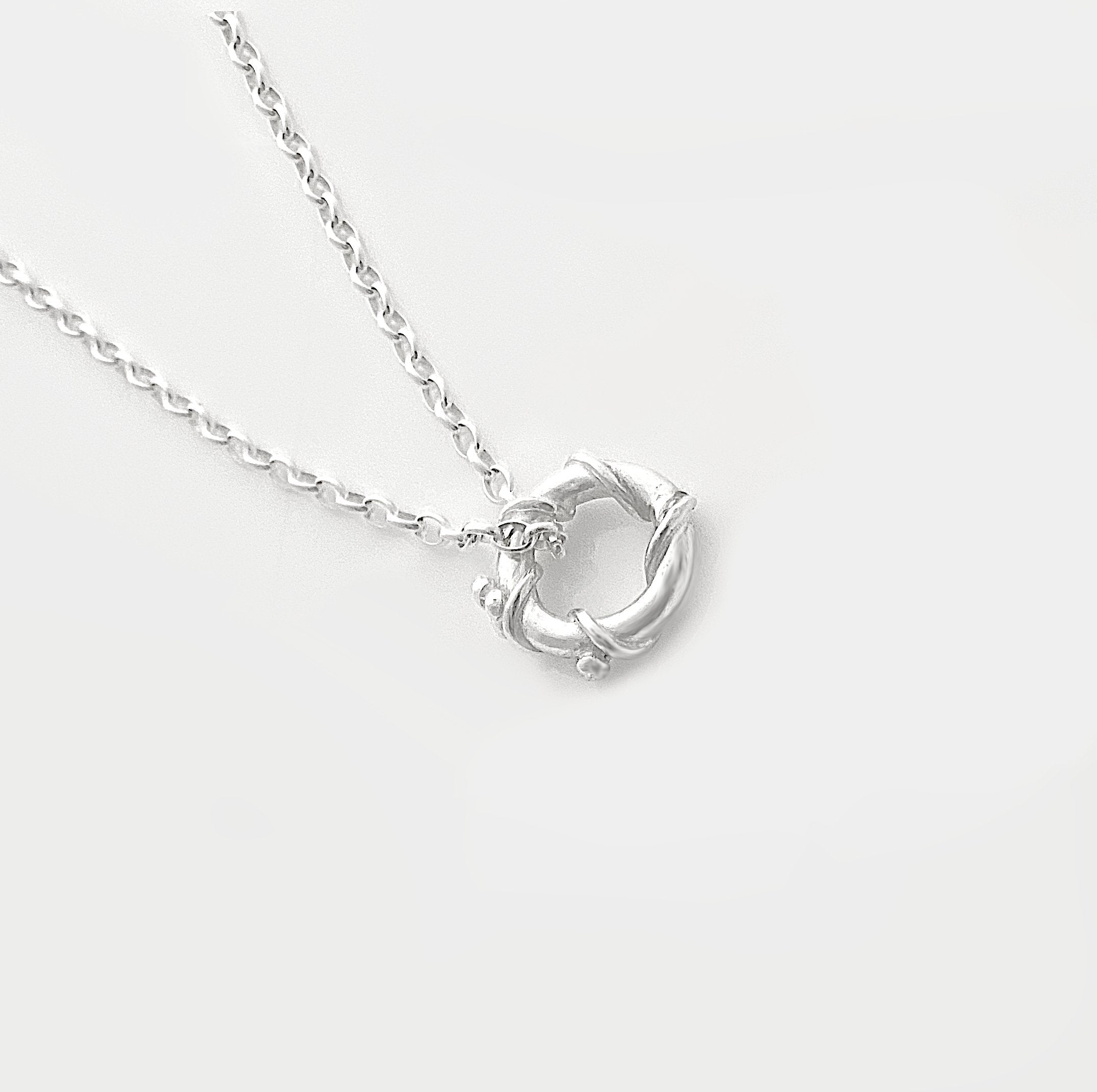 Martina Hamilton Nebula | Sterling Silver Circle Pendant Petite