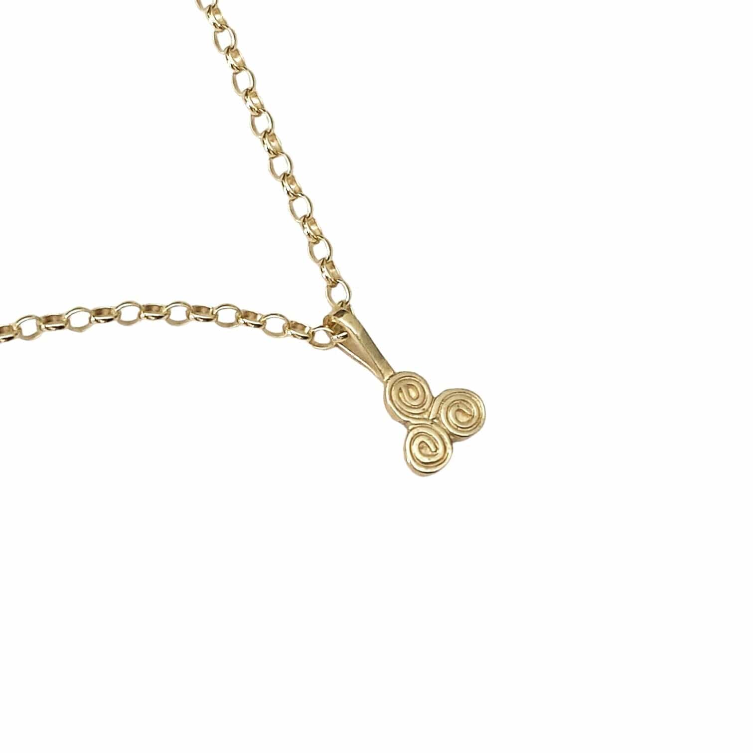 Martina Hamilton Newgrange | 9ct Solid Gold Pendant Petite